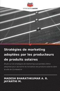 bokomslag Stratégies de marketing adoptées par les producteurs de produits solaires