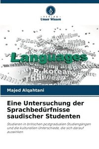 bokomslag Eine Untersuchung der Sprachbedrfnisse saudischer Studenten