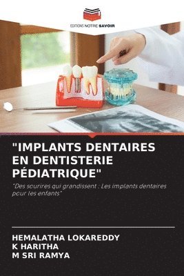 &quot;Implants Dentaires En Dentisterie Pdiatrique&quot; 1