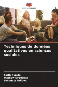 bokomslag Techniques de donnes qualitatives en sciences sociales