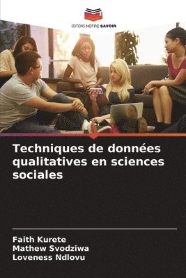 bokomslag Techniques de données qualitatives en sciences sociales