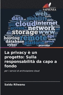 bokomslag La privacy  un progetto