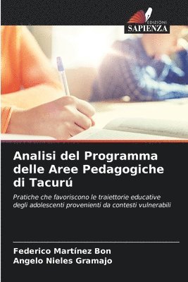 bokomslag Analisi del Programma delle Aree Pedagogiche di Tacur