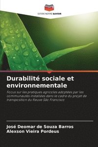 bokomslag Durabilité sociale et environnementale