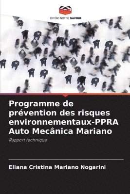 Programme de prévention des risques environnementaux-PPRA Auto Mecânica Mariano 1