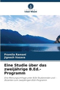 bokomslag Eine Studie über das zweijährige B.Ed.-Programm