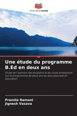 bokomslag Une tude du programme B.Ed en deux ans