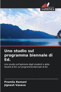 bokomslag Uno studio sul programma biennale di Ed.