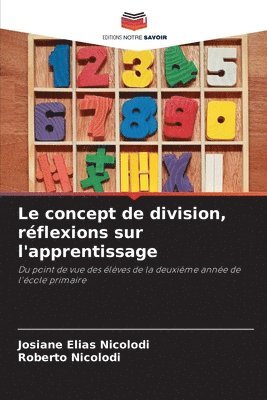 bokomslag concept de division, réflexions sur l'apprentissage