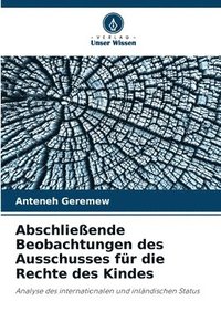 bokomslag Abschlieende Beobachtungen des Ausschusses fr die Rechte des Kindes