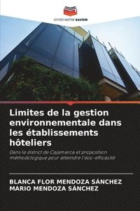 bokomslag Limites de la gestion environnementale dans les établissements hôteliers