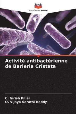 bokomslag Activit antibactrienne de Barleria Cristata