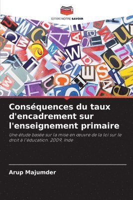 bokomslag Conséquences du taux d'encadrement sur l'enseignement primaire