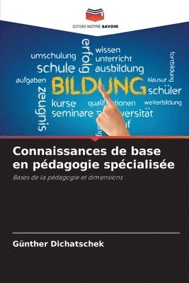 bokomslag Connaissances de base en pédagogie spécialisée