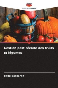 bokomslag Gestion post-rcolte des fruits et lgumes