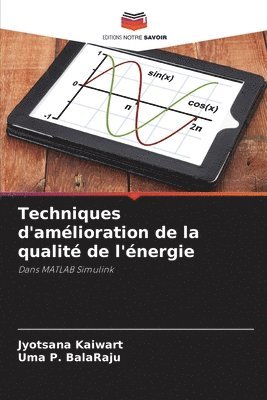 bokomslag Techniques d'amlioration de la qualit de l'nergie