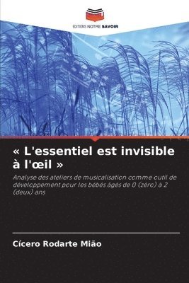 bokomslag L'essentiel est invisible à l'oeil