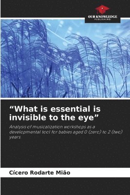 bokomslag &quot;What is essential is invisible to the eye&quot;