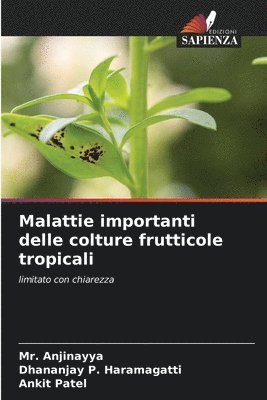 bokomslag Malattie importanti delle colture frutticole tropicali