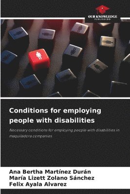 bokomslag Conditions for employing people with disabilities