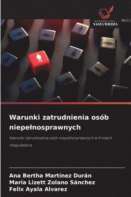 bokomslag Warunki zatrudnienia osb niepelnosprawnych