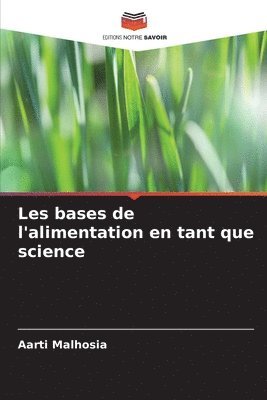 bokomslag Les bases de l'alimentation en tant que science