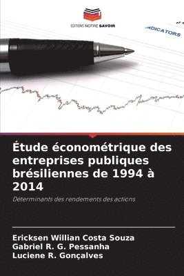 bokomslag Étude économétrique des entreprises publiques brésiliennes de 1994 à 2014