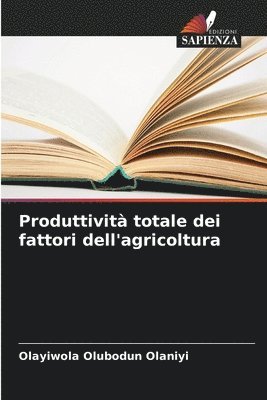 bokomslag Produttività totale dei fattori dell'agricoltura