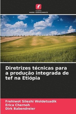 bokomslag Diretrizes técnicas para a produção integrada de tef na Etiópia
