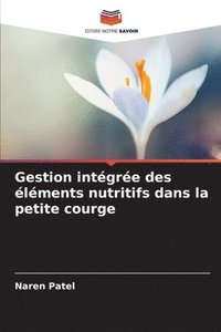 bokomslag Gestion intégrée des éléments nutritifs dans la petite courge