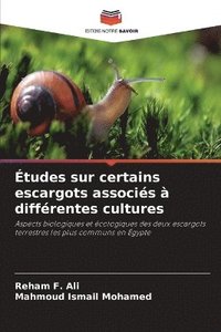 bokomslag Études sur certains escargots associés à différentes cultures