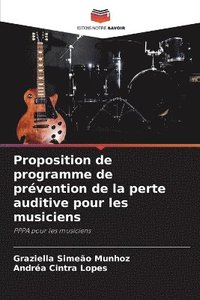 bokomslag Proposition de programme de prévention de la perte auditive pour les musiciens