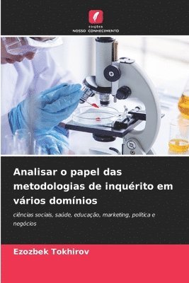 bokomslag Analisar o papel das metodologias de inquérito em vários domínios