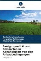 bokomslag Saatgutqualität von Reissorten in Abhängigkeit von den Anbaubedingungen