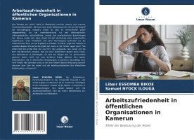 bokomslag Arbeitszufriedenheit in öffentlichen Organisationen in Kamerun