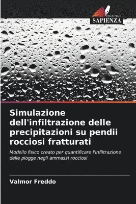 bokomslag Simulazione dell'infiltrazione delle precipitazioni su pendii rocciosi fratturati