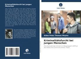 bokomslag Kriminalitätsfurcht bei jungen Menschen