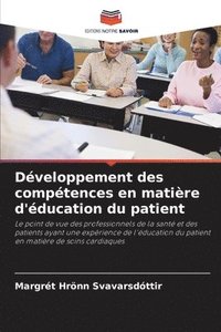 bokomslag Développement des compétences en matière d'éducation du patient
