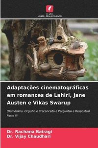bokomslag Adaptações cinematográficas em romances de Lahiri, Jane Austen e Vikas Swarup