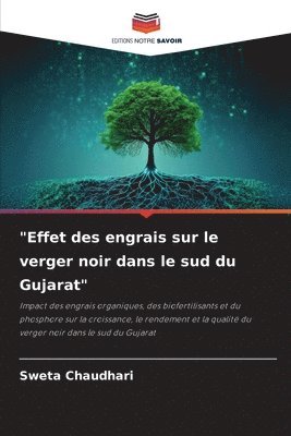 bokomslag "Effet des engrais sur le verger noir dans le sud du Gujarat"
