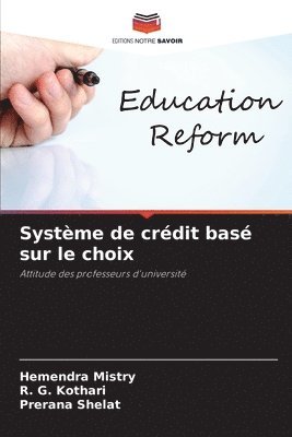 bokomslag Système de crédit basé sur le choix