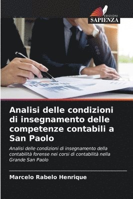 Analisi delle condizioni di insegnamento delle competenze contabili a San Paolo