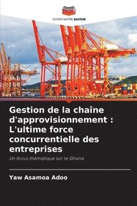 bokomslag Gestion de la chaîne d'approvisionnement