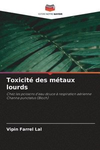 bokomslag Toxicité des métaux lourds