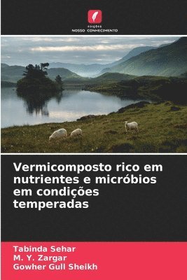 Vermicomposto rico em nutrientes e micróbios em condições temperadas