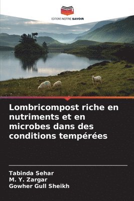 Lombricompost riche en nutriments et en microbes dans des conditions tempérées