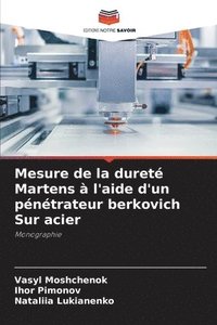 bokomslag Mesure de la dureté Martens à l'aide d'un pénétrateur berkovich Sur acier