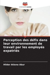 bokomslag Perception des défis dans leur environnement de travail par les employés expatriés