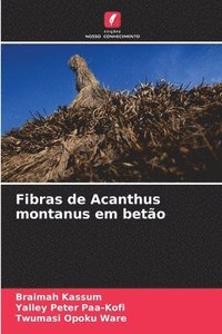 bokomslag Fibras de Acanthus montanus em betão