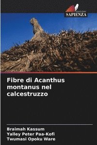 bokomslag Fibre di Acanthus montanus nel calcestruzzo